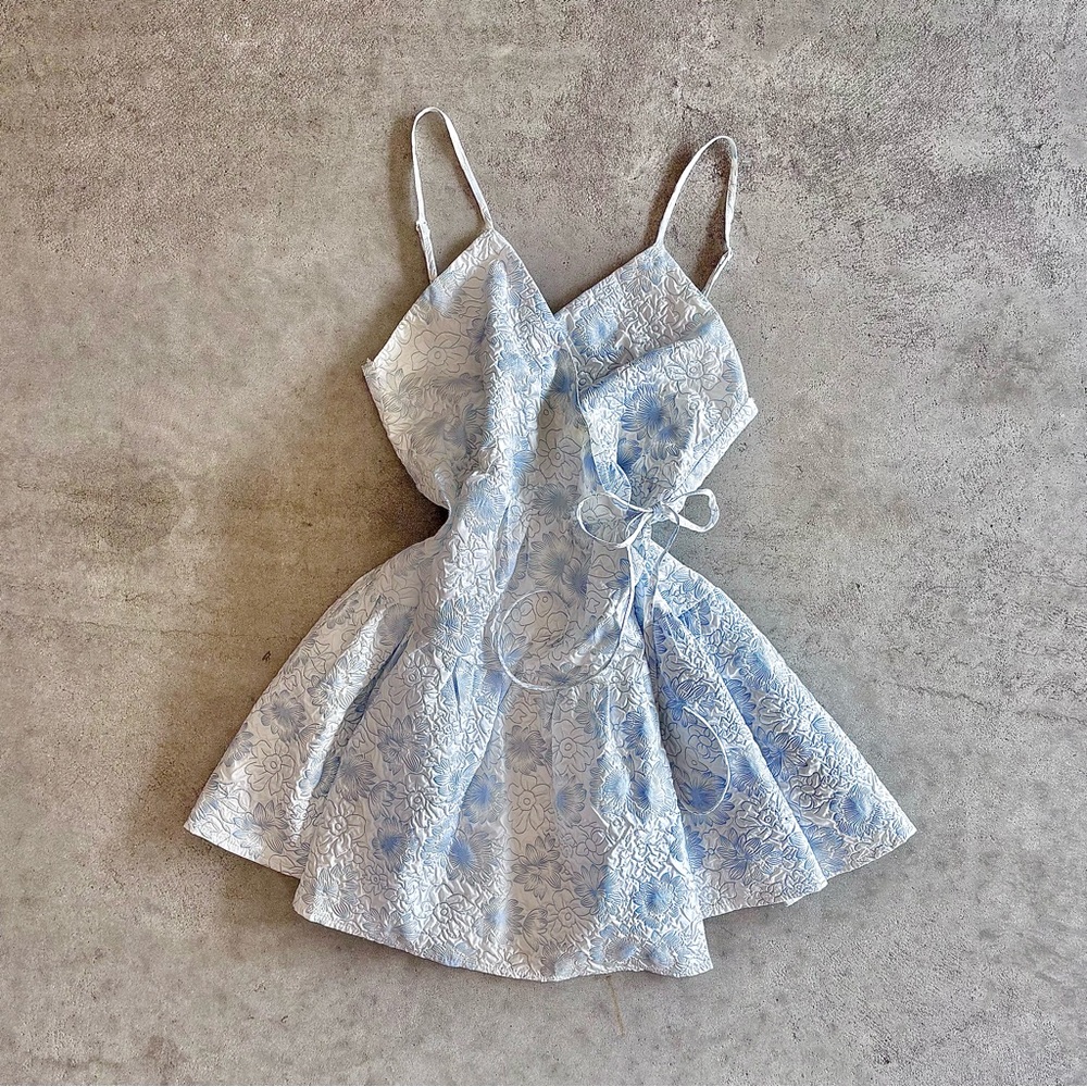 Klesis blue floral dress
